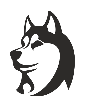 Diverse - Sticker Auto Dog, Alb, 10 cm