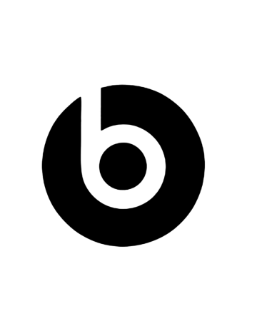 Car Audio - Sticker Beats, Alb, 10 cm