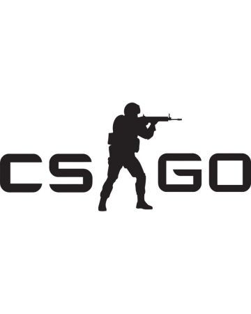 Stickere Auto - Sticker CSGO, Alb, 10 cm