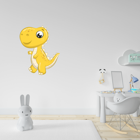 Sticker decorativ perete, camera copii, living, PVC, Happy Baby Dino, 55 x 45 cm [1]