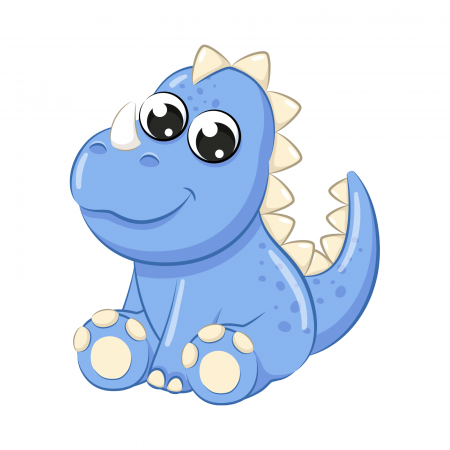 Stickere Diverse - Sticker decorativ perete, camera copii, living, PVC, Happy Dino, 53 x 45 cm