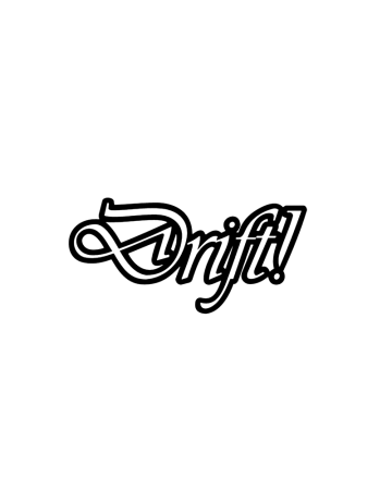 Drift - Sticker Drift, Alb, 10 cm