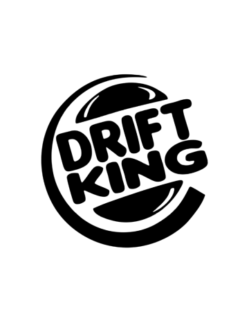 Drift - Sticker Drift King 2, Alb, 10 cm