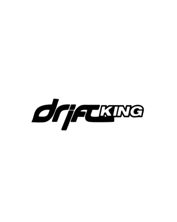 Drift - Sticker Drift King 4, Alb, 10 cm