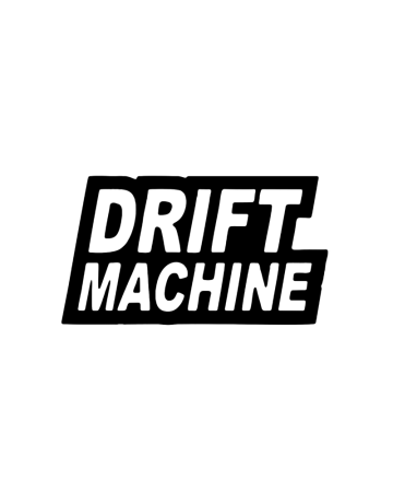 Drift - Sticker Drift Machine, Alb, 10 cm