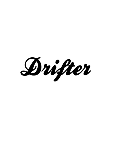 Drift - Sticker Drifter, Alb, 10 cm
