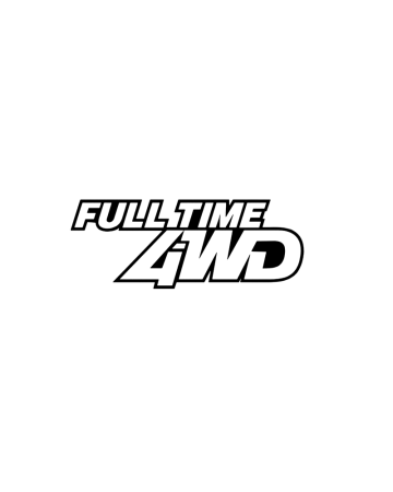 4X4/OFF ROAD STICKER - Sticker Full Time 4WD, Alb, 10 cm
