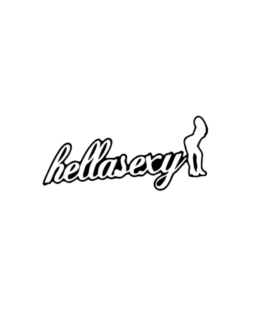 18+ sticker - Sticker Hellasexy, Alb, 10 cm