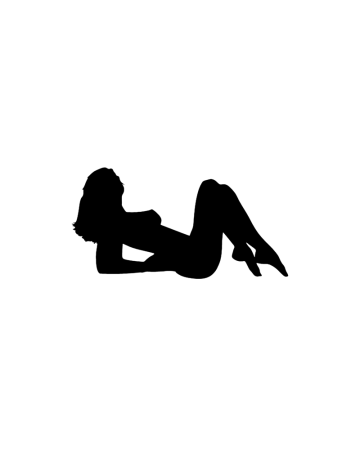 18+ sticker - Sticker Layed Back, Alb, 10 cm