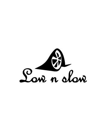 Low - Sticker Low & Slow 6, Alb, 10 cm
