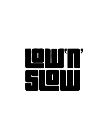 Low - Sticker Low & Slow 7, Alb, 10 cm
