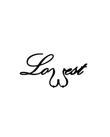 Low - Sticker Lowest, Alb, 20 cm