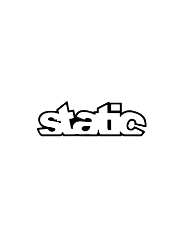 Low - Sticker Static, Alb, 10 cm