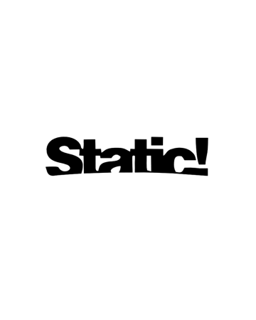 Low - Sticker Static 3, Alb, 10 cm