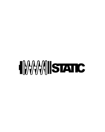 Low - Sticker Static 4, Alb, 10 cm
