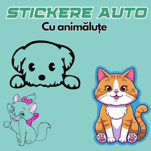 Stickere cu animăluțe