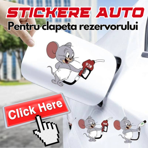 Stickere care se pun pe clapeta rezervorului