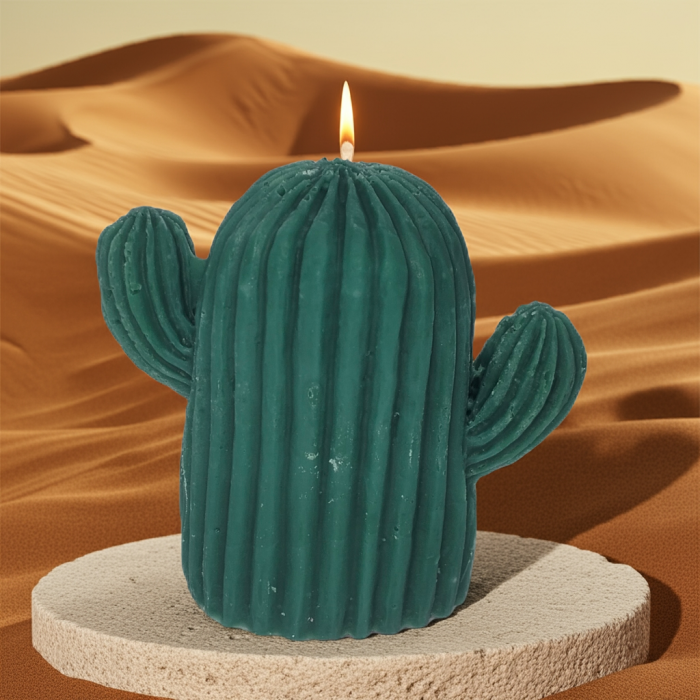 lumânare handmade cactus – mărturie nuntă botez ceară parfumată [3]