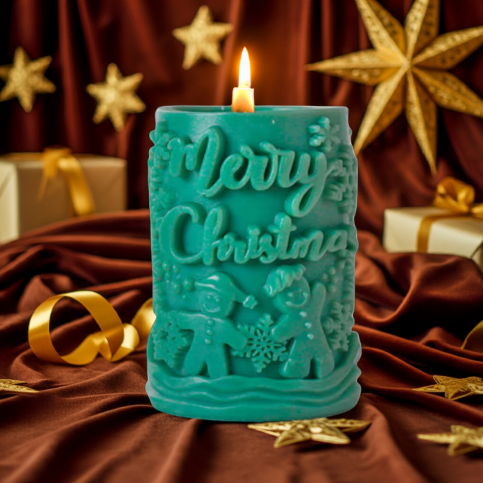 lumanare parfumata merry christmas craciun handmade [3]