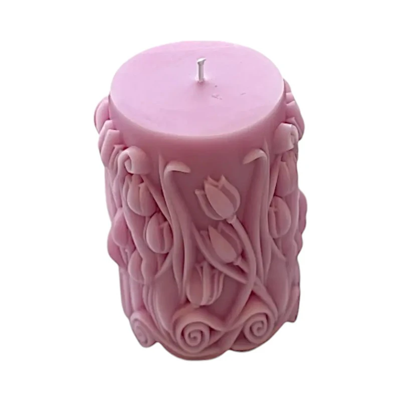 lumanare parfumata ghiocel primavara martisor ceara naturala [4]