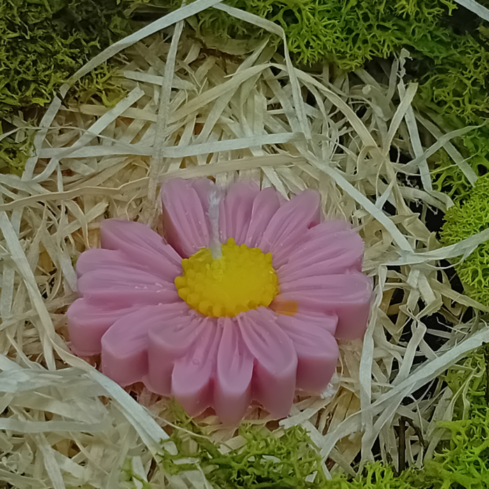 lumanare parfumata floricica mica cadou decor handmade [3]