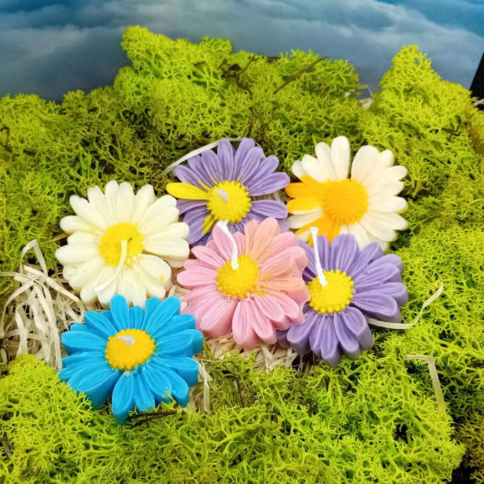lumanare parfumata floricica mica cadou decor handmade [3]