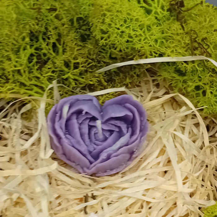 lumanare parfumata floare inimă 20g ceara naturala cadou [4]