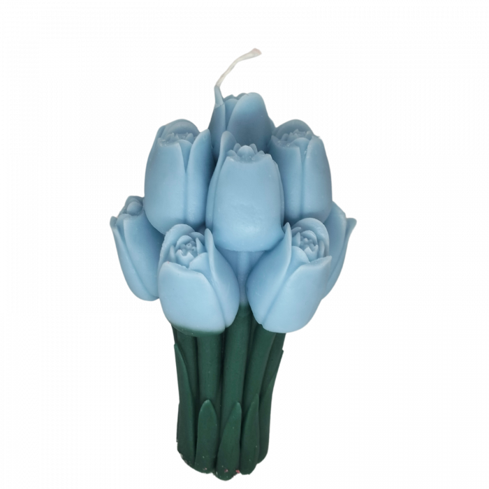 lumanare parfumata buchet flori decor cadou elegant handmade [2]