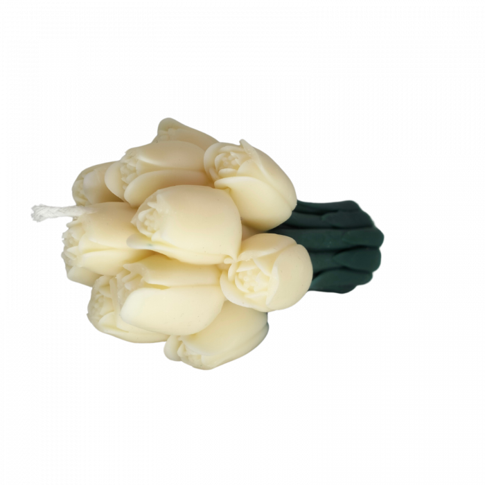 lumanare parfumata buchet flori decor cadou elegant handmade [6]