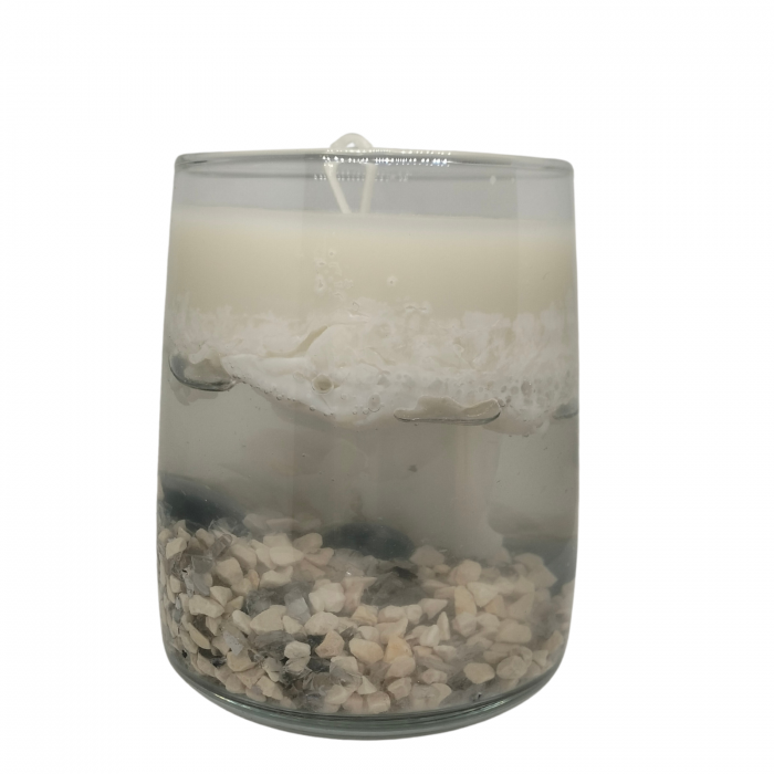 lumanare parfumata plutitoare in apa ceara de cocos handmade [2]
