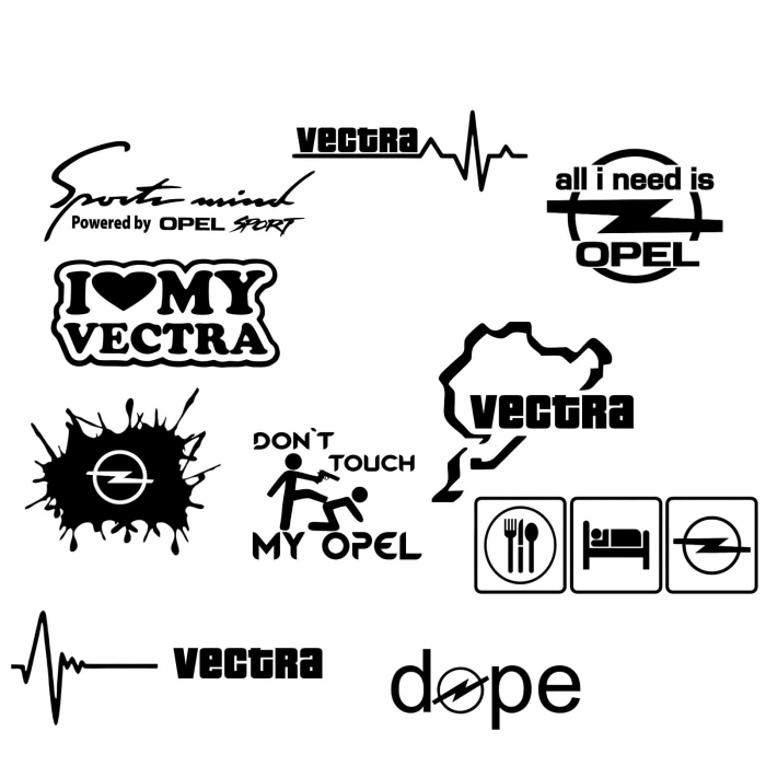 set-10-stickere-auto-opel-vectra [2]