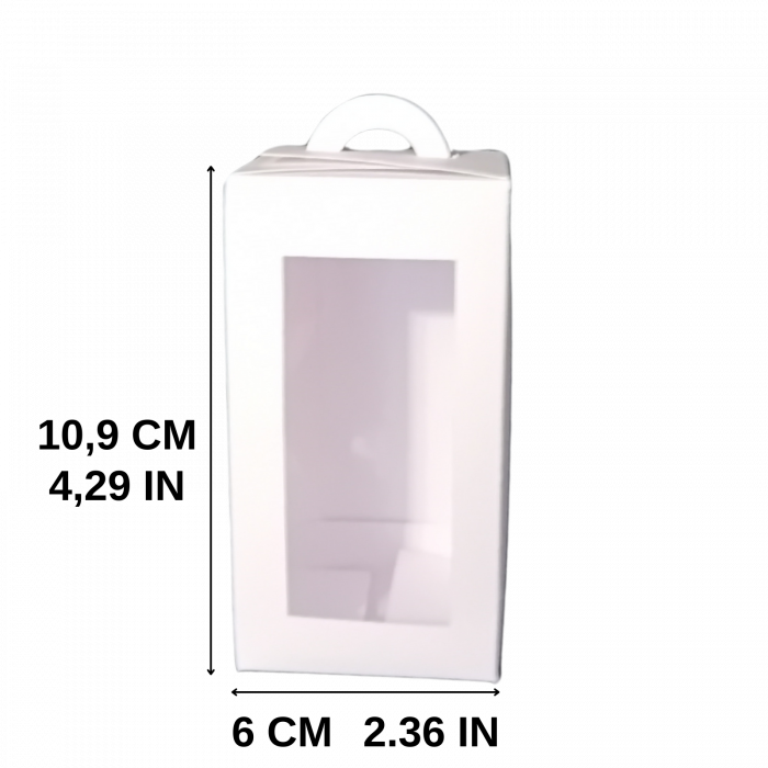 Cutie Din Carton Dreptunghiulara Cu Fereastra Si Agatatoare 10,9x 6 CM [2]