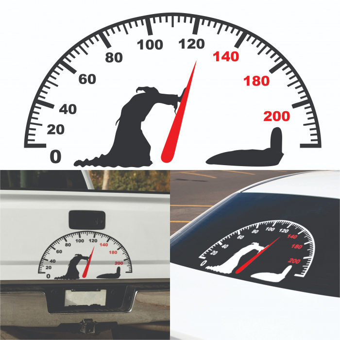 Sticker auto „Viteza ucide” – mesaj de conștientizare trafic [2]