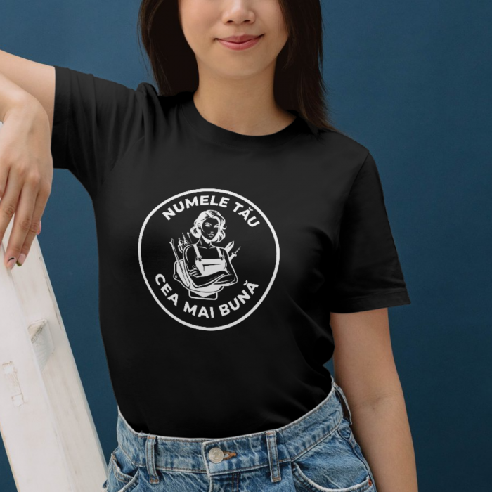 Tricou unisex „Cel Mai Bun Electrician” – personalizat cu numele clientului [3]