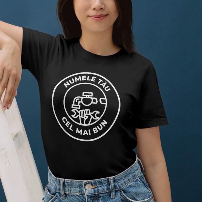 Tricou unisex „Cel Mai Bun Instalator” – personalizat cu nume propriu [3]