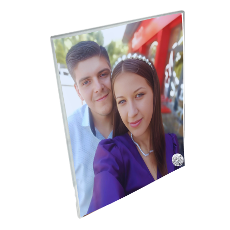 Cadouri Paste - rama-sticla-personalizata-poza-sublimare-23x18