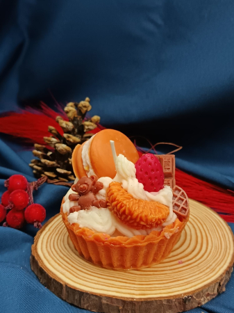 Lumânări Parfumate - sweet-romance-tarta-cu-fructe-lumanare-parfumata