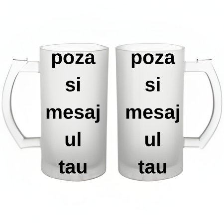 Accesorii imprimate - set-2-halbe-bere-personalizate-poza-text.html