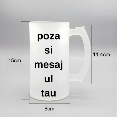 Cadouri - halba-bere-personalizata-poza-text