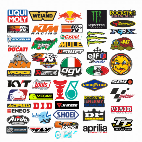 Stickere Mașină - set-50-stickere-auto-brands-stick-it-mag