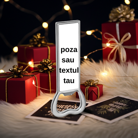 Brelocuri - deschizator-sticle-personalizat-poza-text-magnet