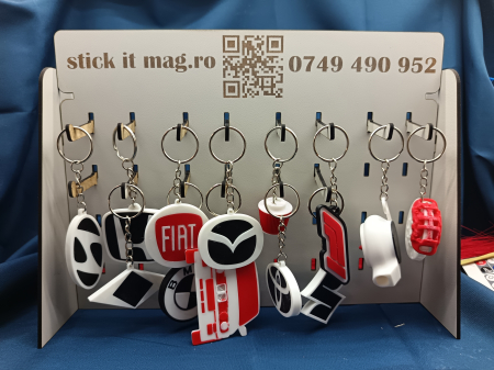 Brelocuri Personalizate - breloc-auto-3d-logo-masina-personalizat-chei-metal