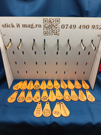 breloc-carucior-cumparaturi-personalizat-marca-auto-portocaliu-maro [2]