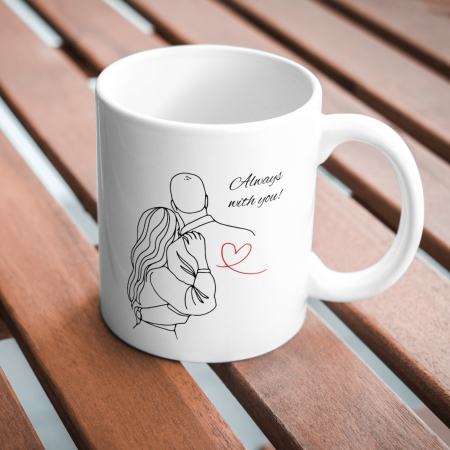 Cana termosensibilă personalizată valentine's day cuplu – neagră la rece, colorată la cald [2]