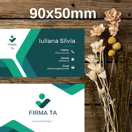 Cărți de vizită - carti-de-vizita-model-21-alb-verde