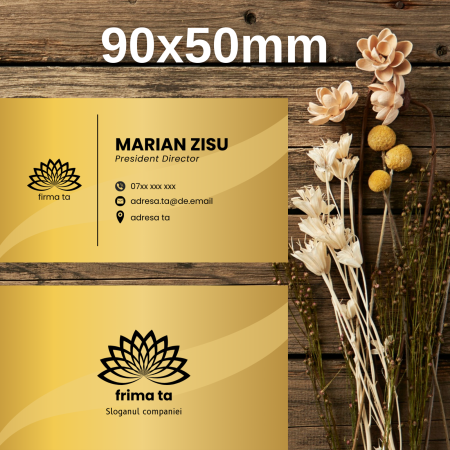 Cărți de vizită - carti-de-vizita-model-24-negru-gold