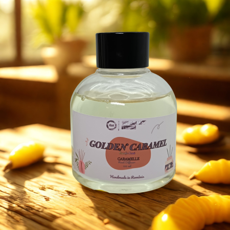 Odorizante de cameră - esenta-casei-golden-caramel-odorizant-camera-premium-100ml-stickitmag.webp