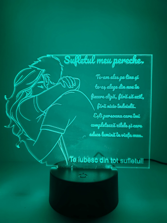 Lampă 3D - lampa-3d-16-culori-sufletul-pereche-telecomanda-usb.webp