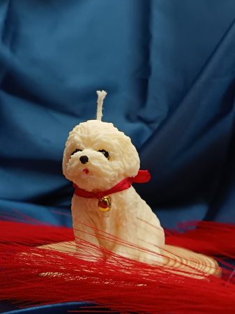 Lumânări Parfumate Animăluțe - lumanare-parfumata-catel-handmade-stickitmag.jpg