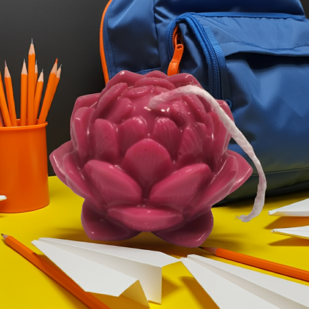 Lumânări Mărturii Botez - lumânare parfumată floare catharsis – cadou handmade și mărturie nuntă